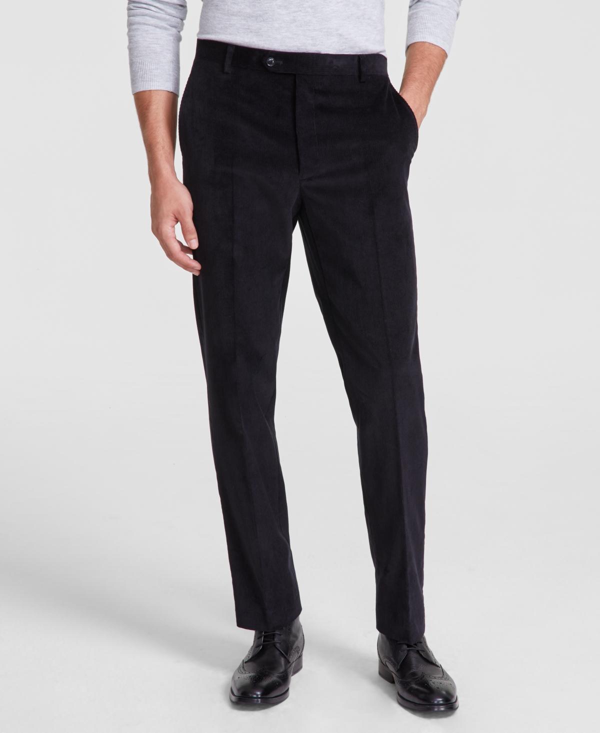 Tommy Hilfiger Mens Modern-Fit Solid Corduroy Pants Product Image