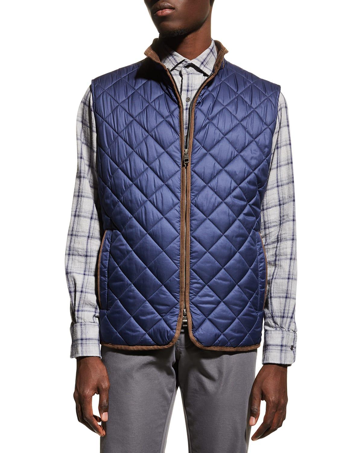 Mens Crown Essex Quilted Vest Product Image