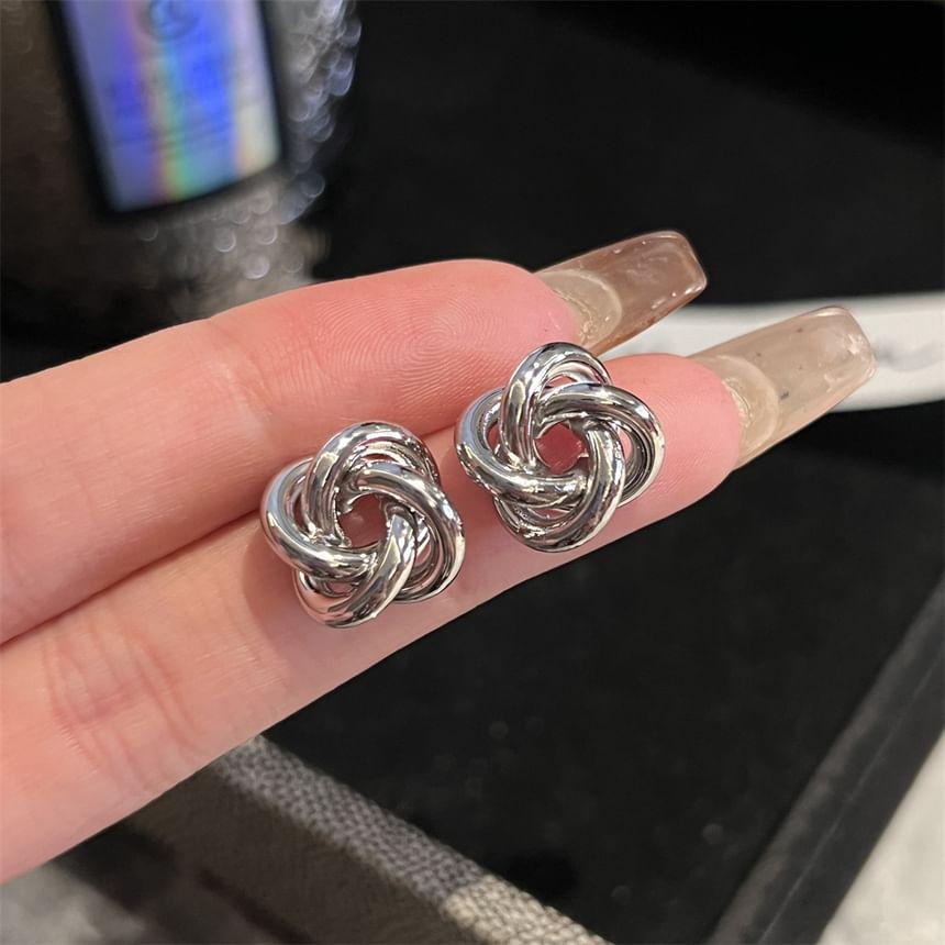 Alloy Knot Earrings Product Image