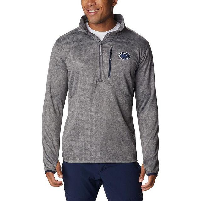 Mens Columbia Gray Penn State Nittany Lions Park View Omni-Wick Half-Zip Top Product Image