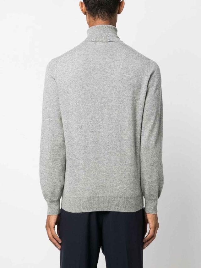 BRUNELLO CUCINELLI Turtle-neck Sweater In Grey Product Image