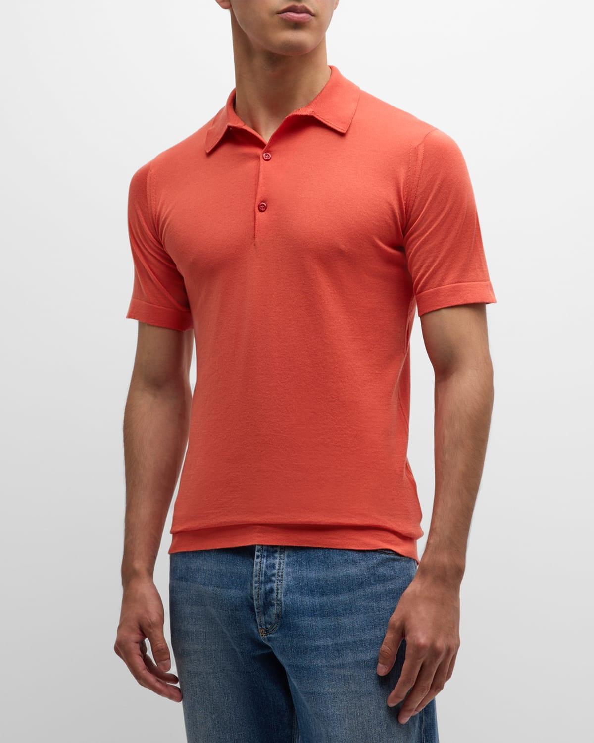 Mens Mycroft Cotton Polo Shirt Product Image