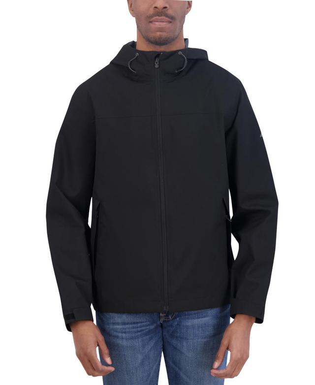 Nautica Mens Packable Full-Zip Hooded Jacket Product Image