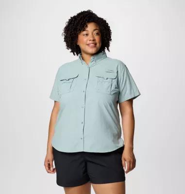 Columbia Women's PFG Bahama Short Sleeve Shirt - Plus Size- Product Image