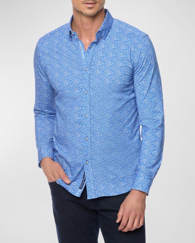 Mens Boden Cotton-Stretch Sport Shirt Product Image