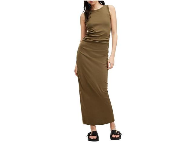 AllSaints Katarina Dress Green) Women's Dress Product Image