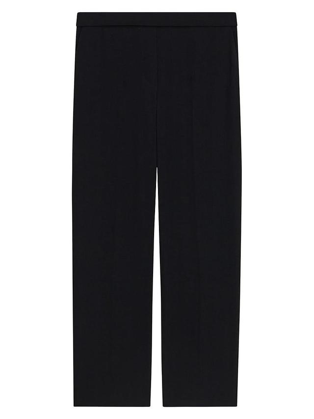 Womens Slim Crepe Pants - Nocturne Navy - Size 14 Product Image