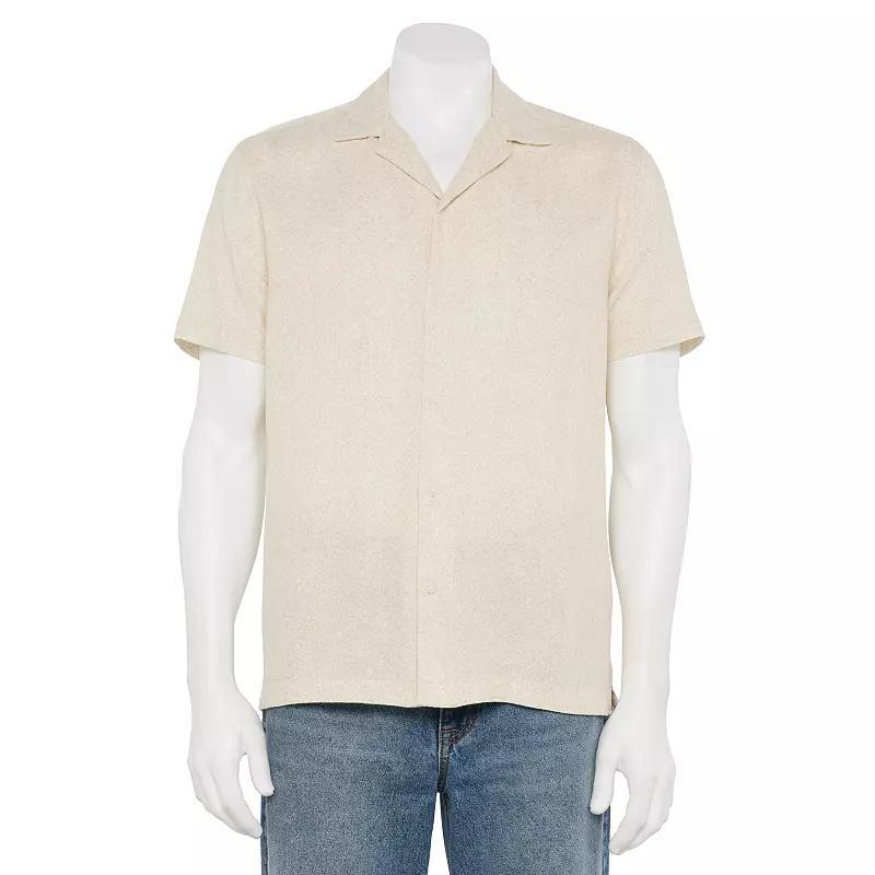 Mens Sonoma Goods For Life Short Sleeve Camp Collar Shirt Product Image