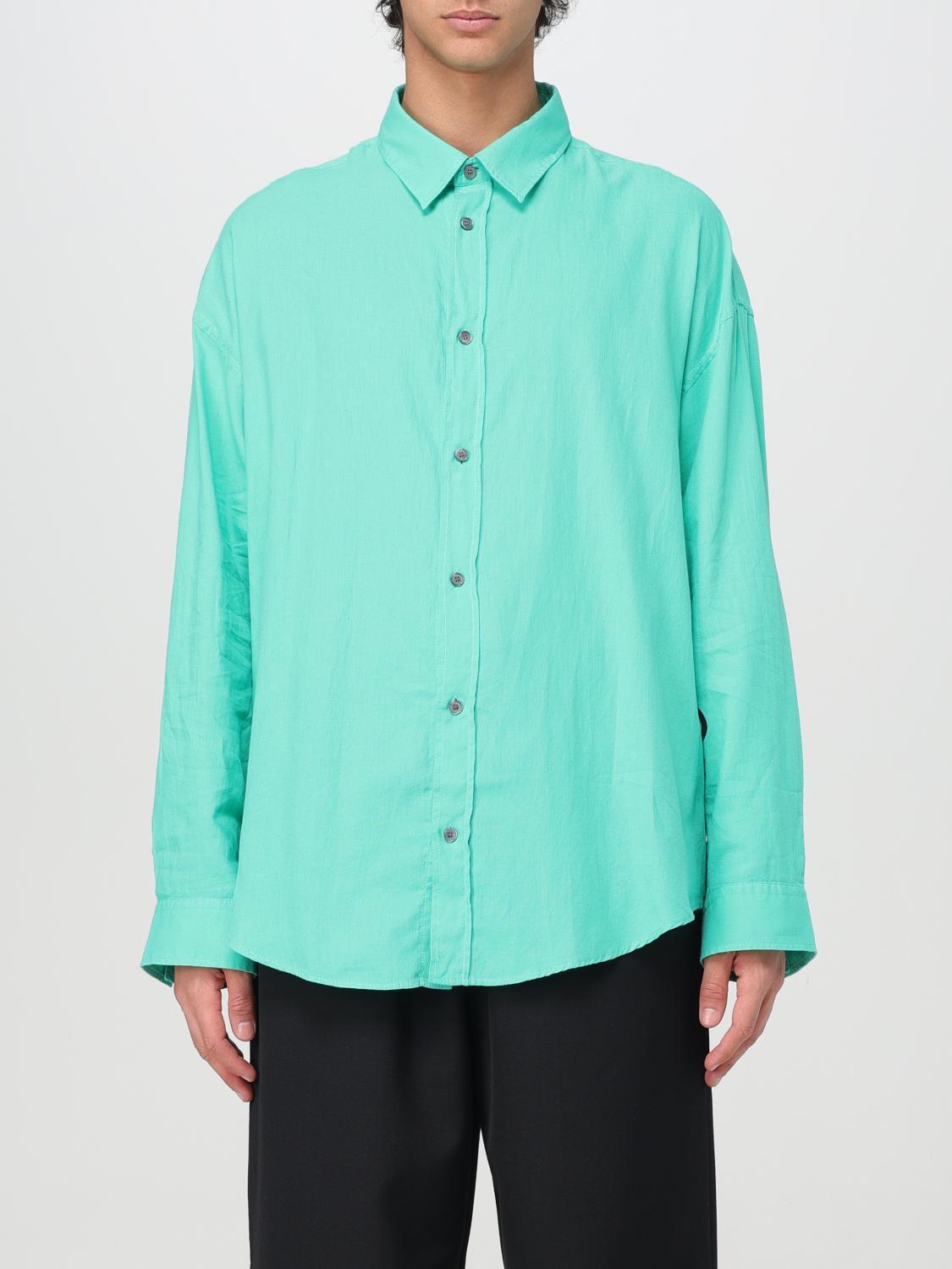 Shirt  Men Color Green Product Image