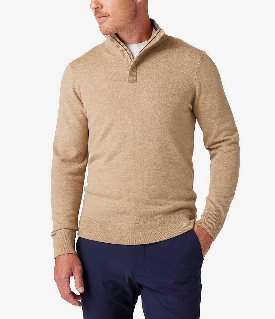 Mizzen+Main Preston Merino Wool Quarter-Zip Pullover Product Image