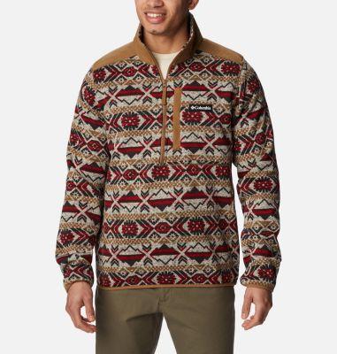 Columbia Men's Sweater Weather II Printed Fleece Half Zip Pullover- Product Image