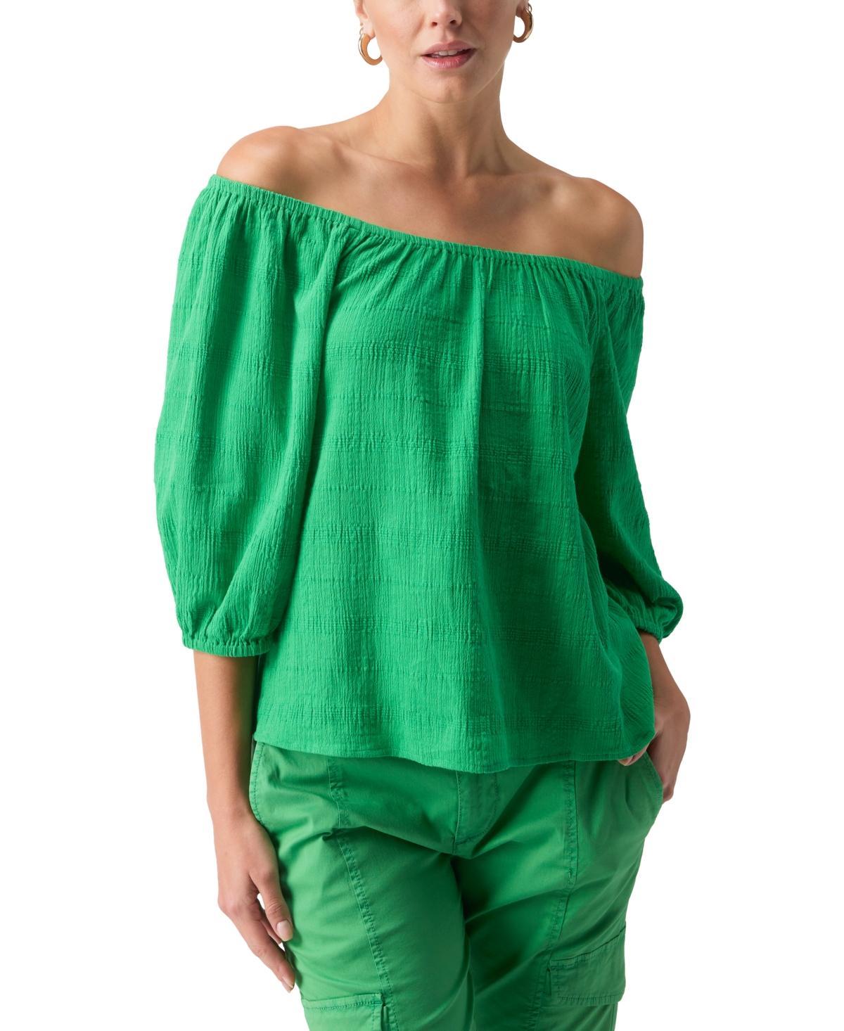 Sanctuary Womens Beach To Bar Cotton Blouse Product Image