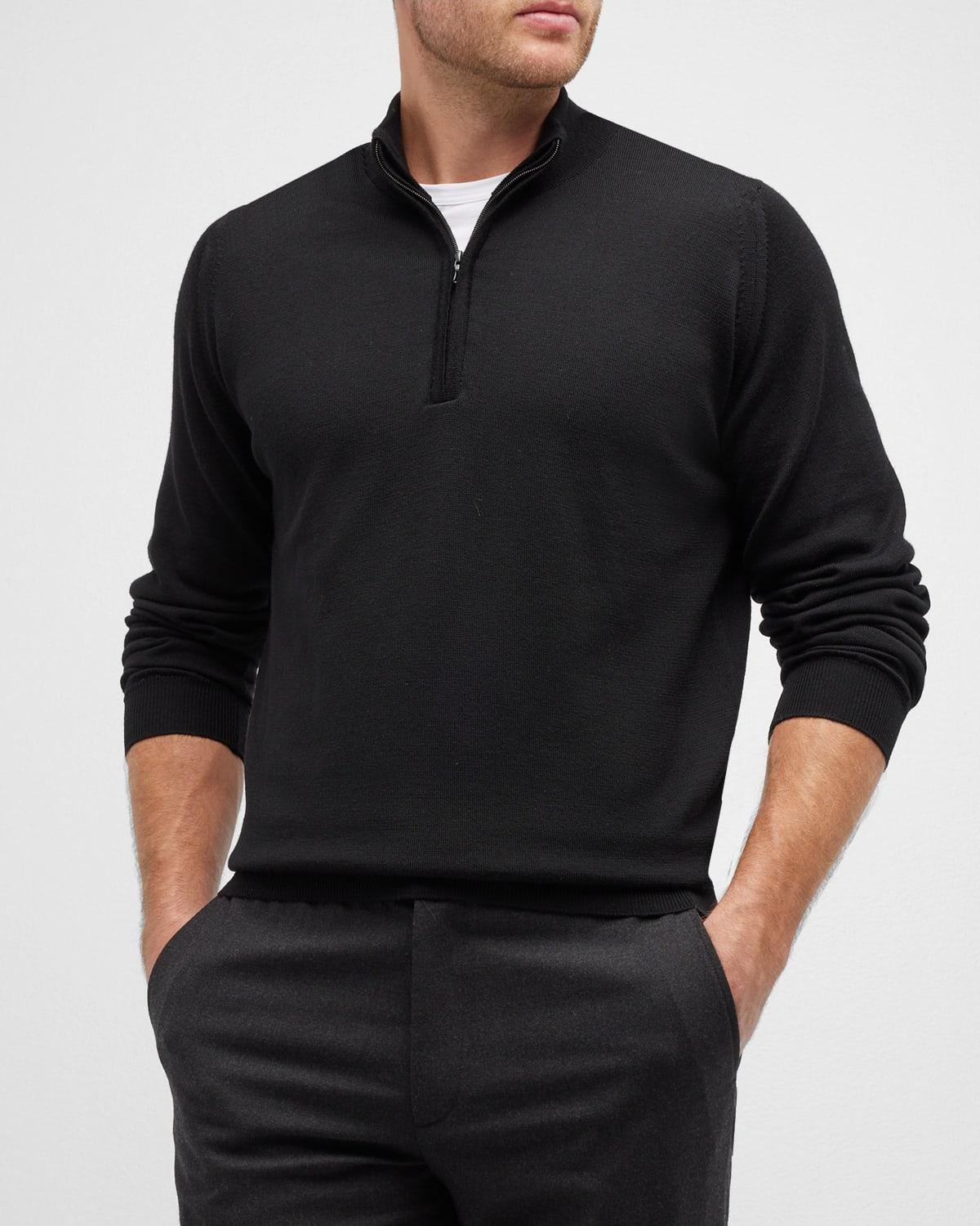 Mens Tapton Merino Zip Pullover Product Image