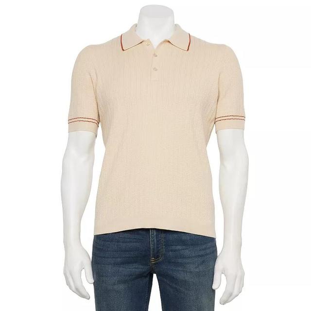 Mens Thomas Sterling Short Sleeve Sweater Polo Shirt Product Image