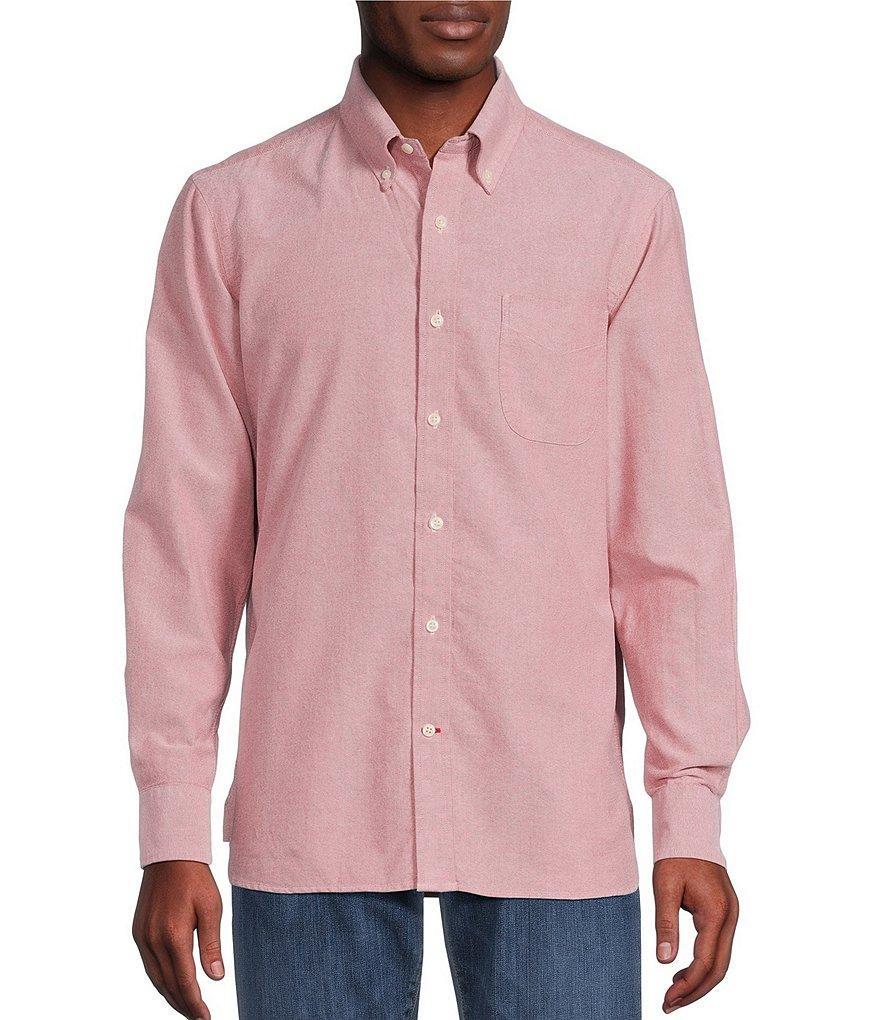 Cremieux Blue Label Classic Fit Faded Oxford Long Sleeve Woven Shirt Product Image