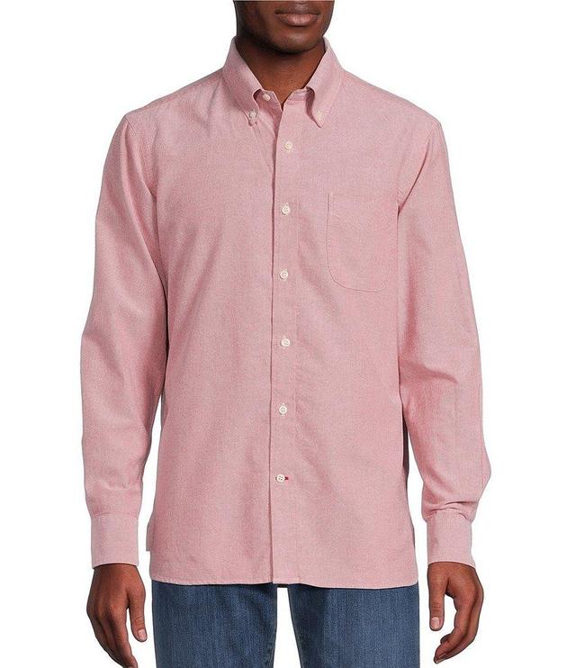 Cremieux Blue Label Classic Fit Solid Oxford Long Sleeve Woven Shirt Product Image