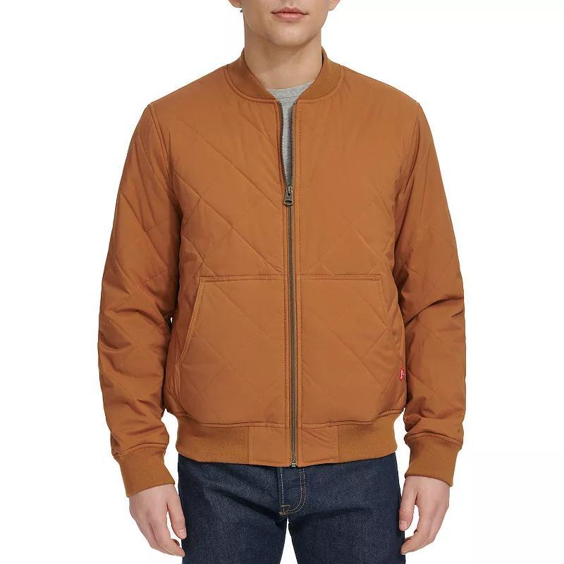 Mens Levis Stretch Quilted Bomber Jacket Product Image