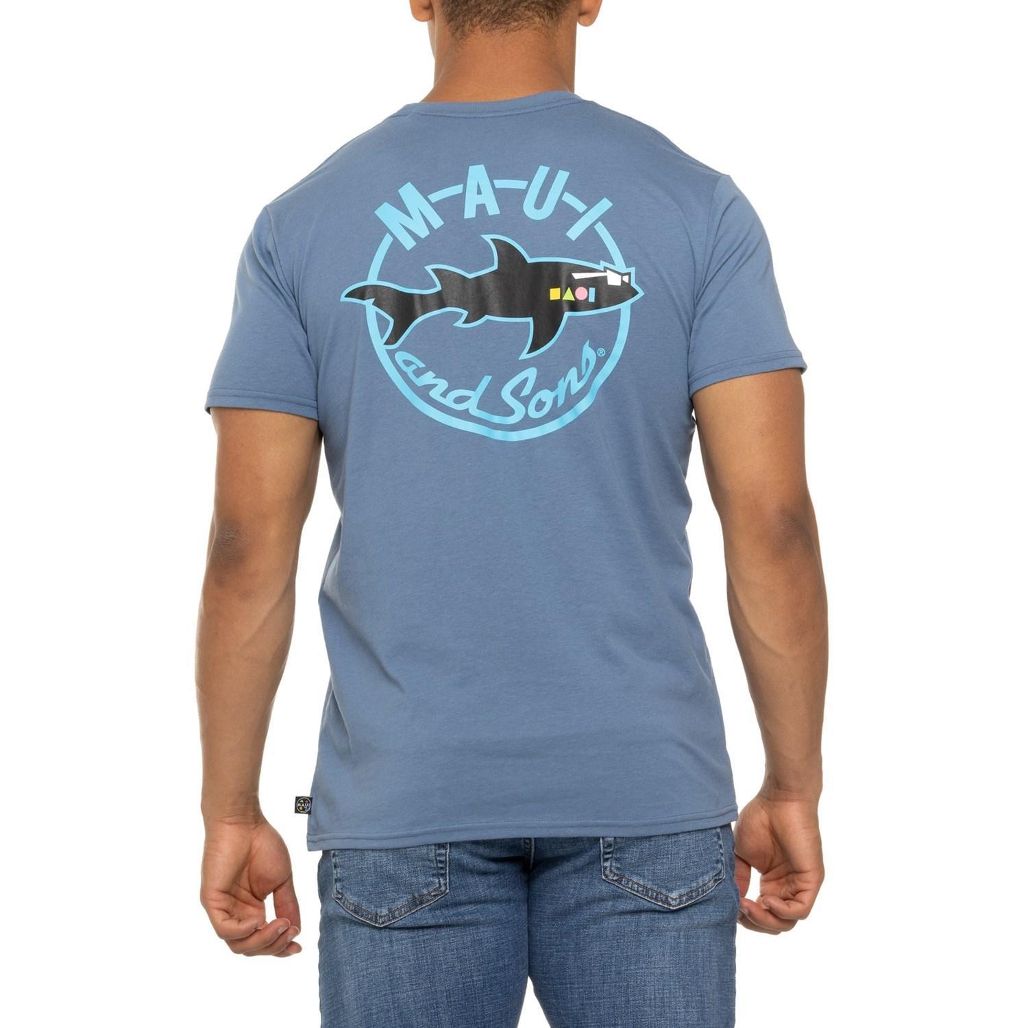 Maui & Sons Shark Nation T-Shirt - Short Sleeve Product Image