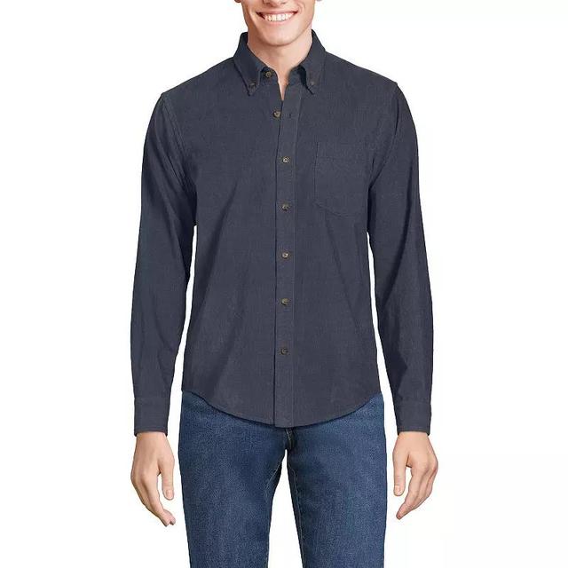 Mens Lands End Pinwale Corduroy Shirt Product Image