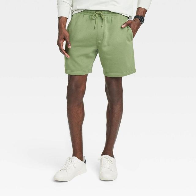 Mens 7 Ultra Soft Fleece Pull-On Shorts - Goodfellow & Co Product Image