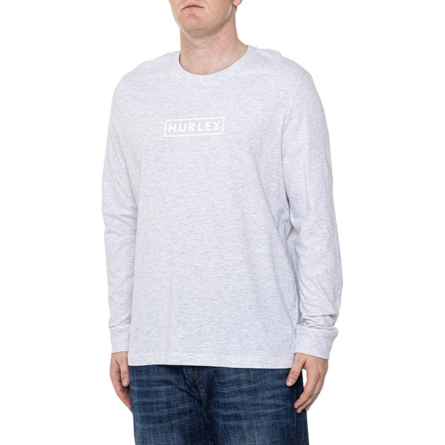 Hurley Boxed Logo Cotton Jersey T-Shirt - Long Sleeve Product Image