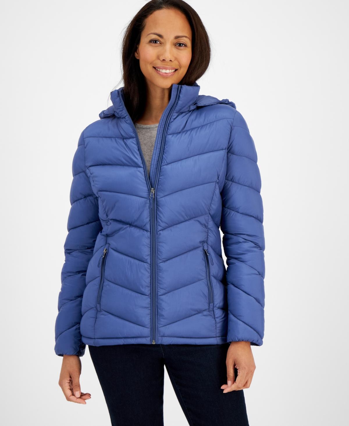 Charter Club Womens Packable Hooded Puffer Coat, Created for Macys Product Image