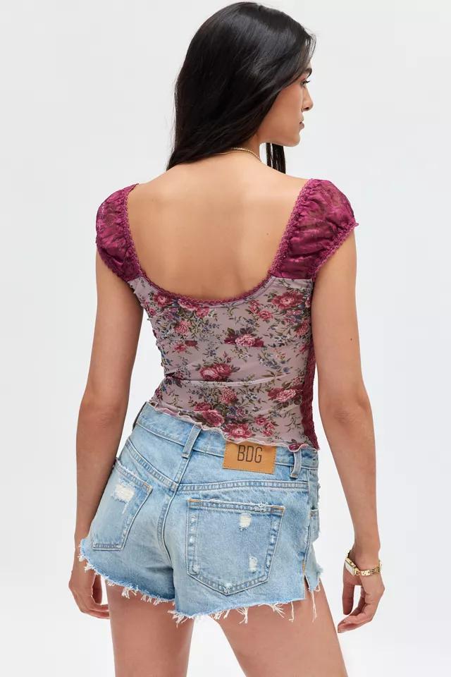 Kimchi Blue Damson Lace Top Product Image