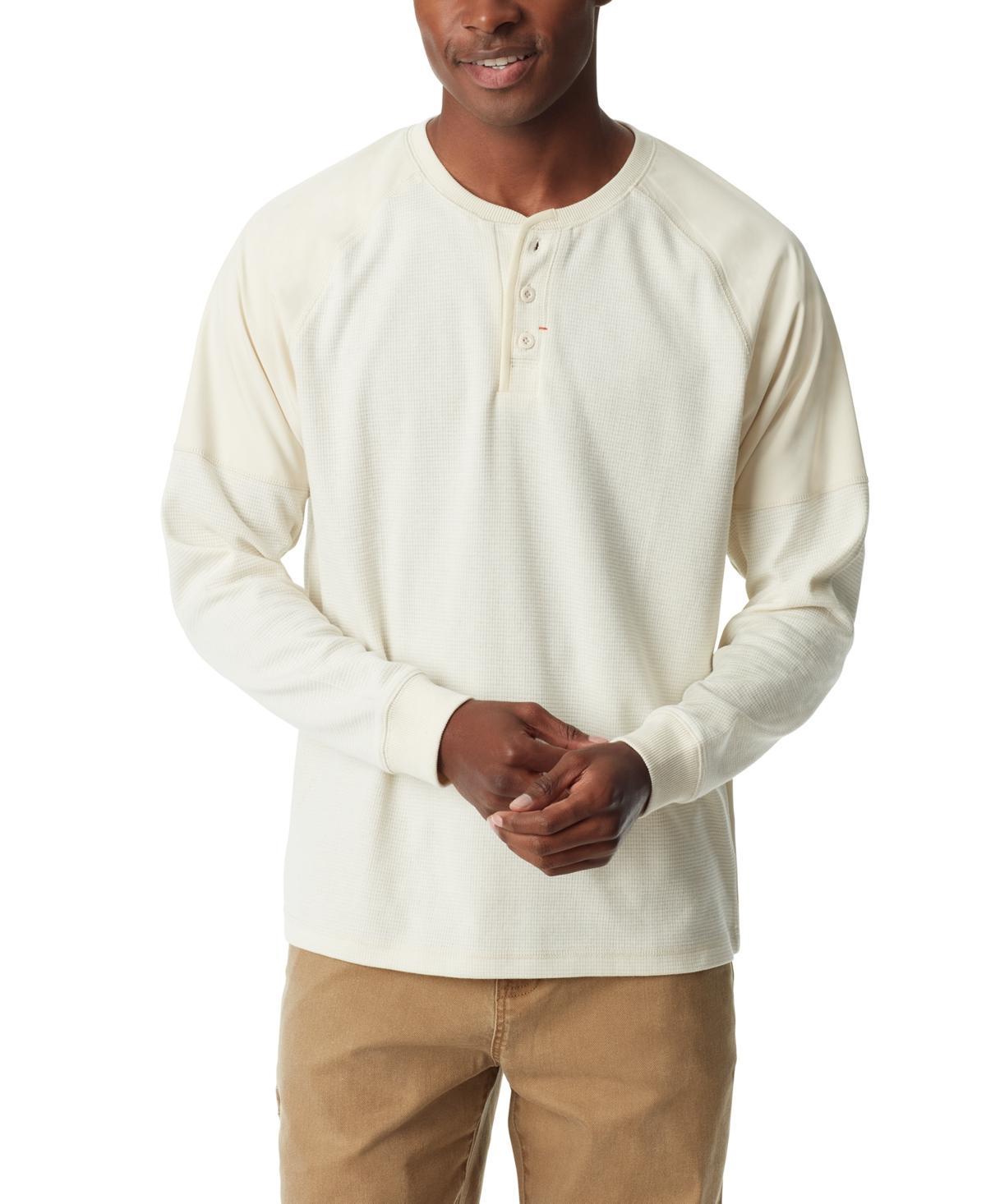 Bass Outdoor Mens Thermal Raglan Sleeve Henley Product Image