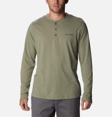 Mens Columbia Thistletown Hills Henley Top City Gray Grey Product Image