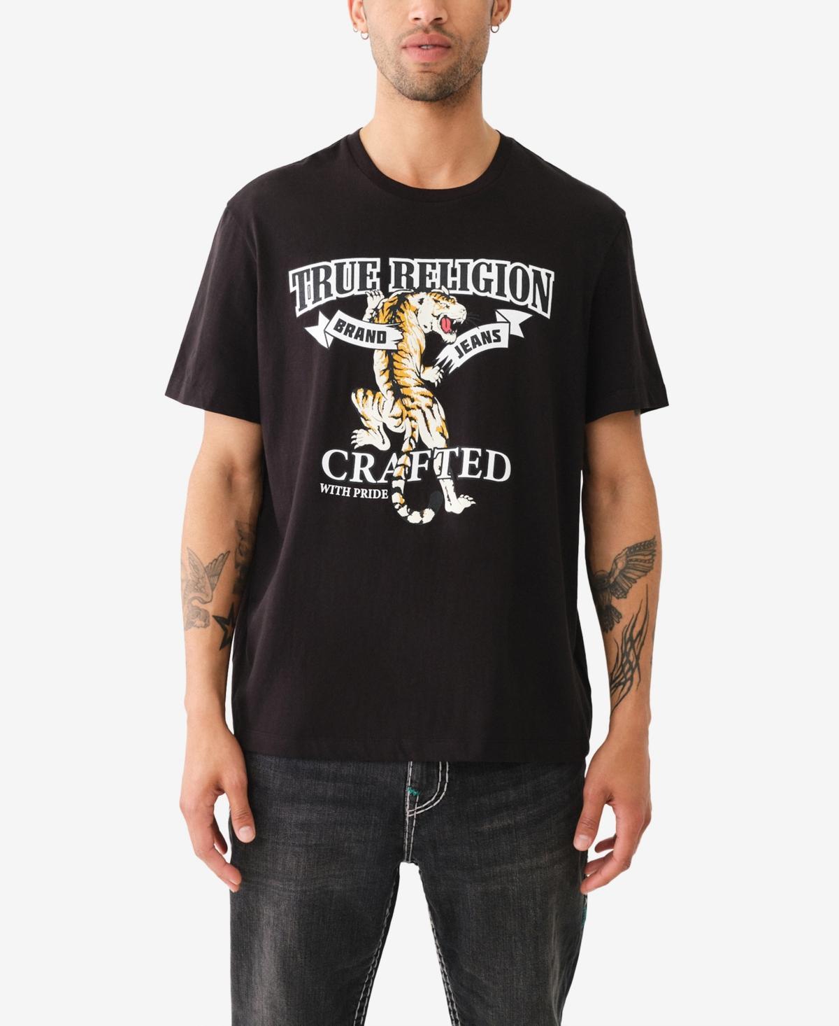 True Religion Mens Short Sleeve Relaxed Tiger Tee Product Image