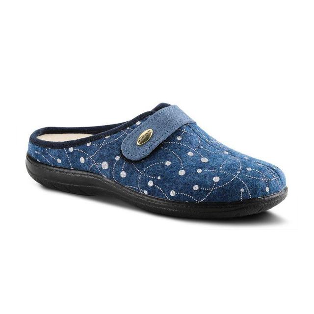 Flexus by Spring Step Sophie Mule   Women's   Navy   Size EU 36 / US Womens 5-5.5   Slippers   Scuff Product Image