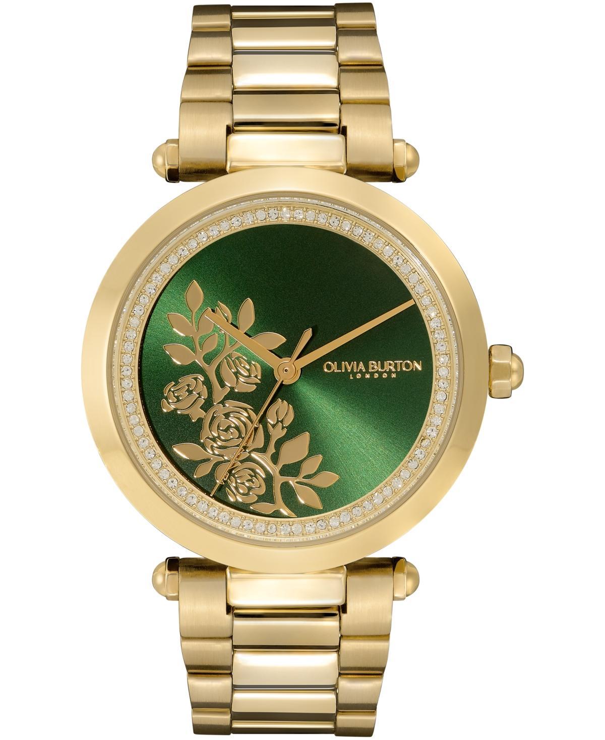 Olivia Burton Signature Florals Leather Strap Watch, 34mm Product Image