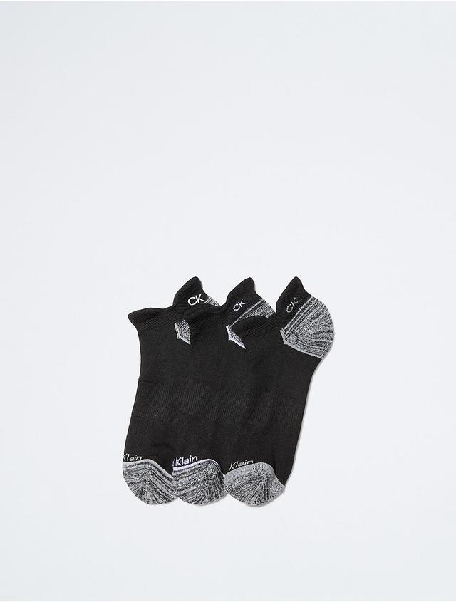 Calvin Klein Women's Reflective 3-Pack No Show Socks - Black Product Image