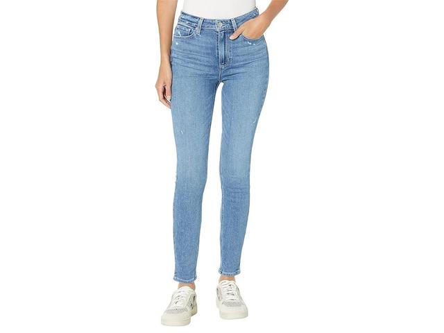 Paige Margot Ankle in Say Anything Distressed (Say Anything Distressed) Women's Jeans Product Image