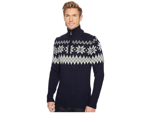 Dale of Norway Myking Sweater (C-Navy/Off-White/Light Charcoal) Men's Sweater Product Image
