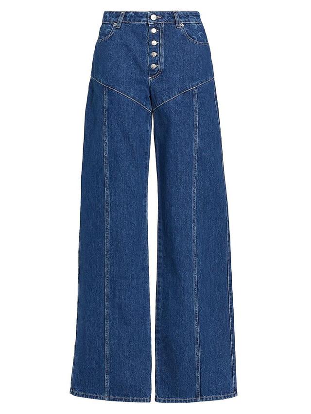 Womens Deadstock Flare Jeans Product Image