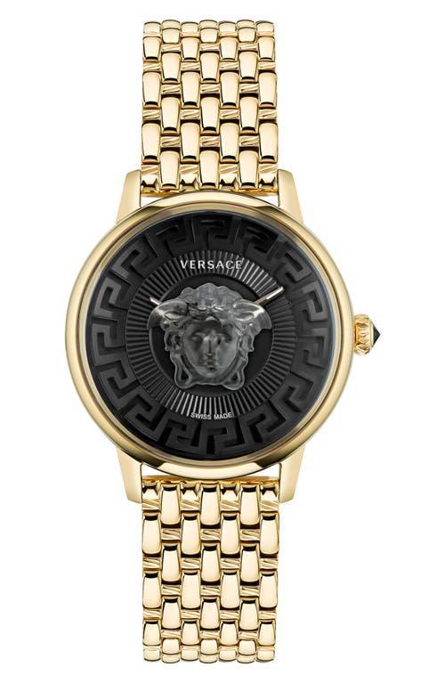 Versace Medusa Alchemy Leather Strap Watch, 38mm Product Image