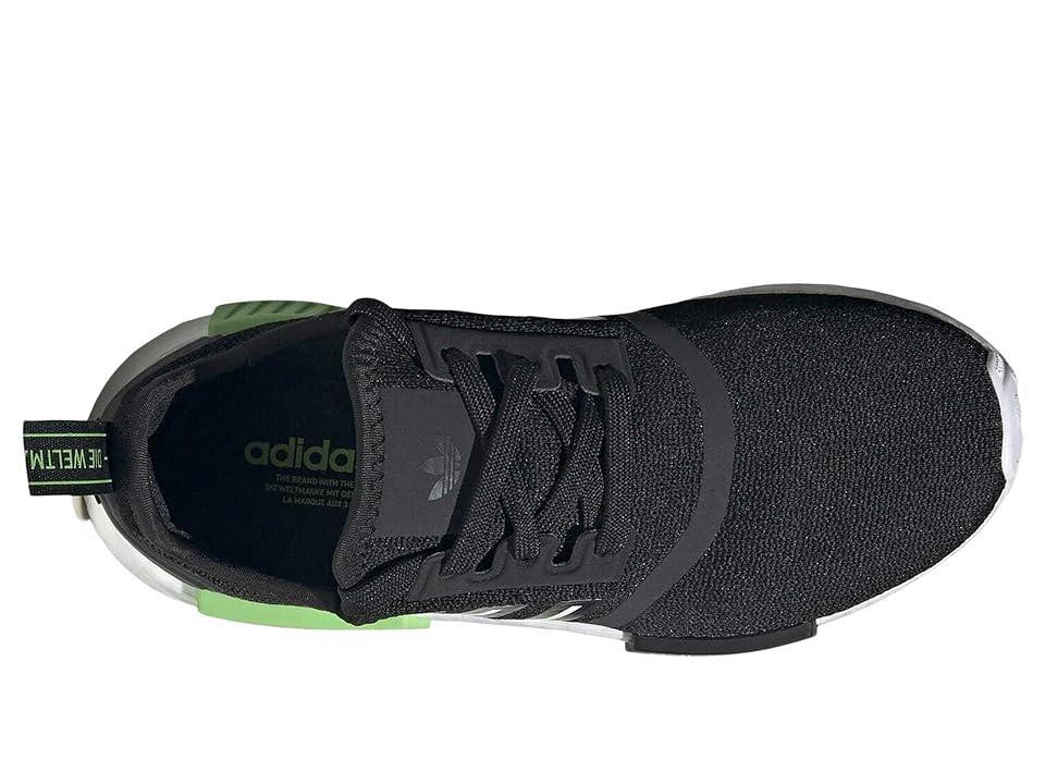 adidas Originals Kids NMD_R1 J (Big Kid) (Grey/Black/Silver Metallic) Kids Shoes Product Image