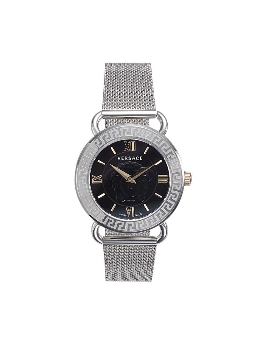 Versace Women's Stainless Steel Mesh Bracelet Watch  - female - Size: one-size Product Image