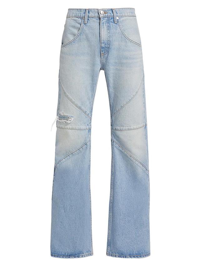 Womens Bowie Flared Seamed Jeans Product Image
