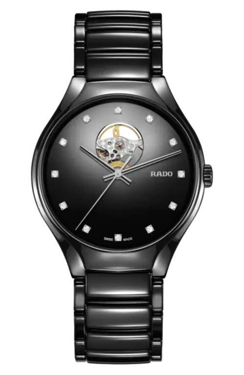 RADO True Secret Diamond Ceramic Bracelet Watch, 40mm Product Image